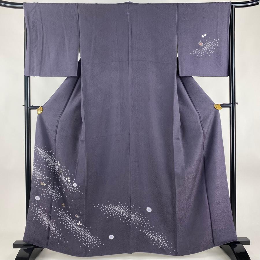 未使用　正絹　袷　付け下げ　疋田　身丈（肩から）165㎝ 未使用 正絹 袷 付け下げ 疋田 身丈（肩から）165㎝ 付下げ 身丈