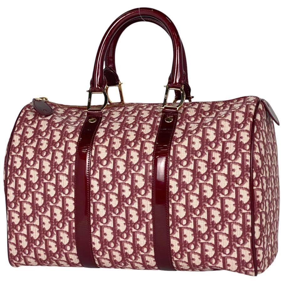 Christian Dior クリスチャンディオール トロッター柄 ハンドバッグ  