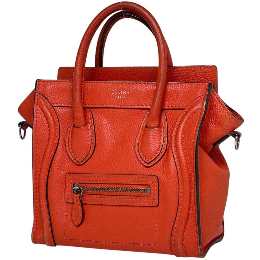 CELINE セリーヌ ラゲージ ナノショッパー 2WAY ショルダーバッグ  