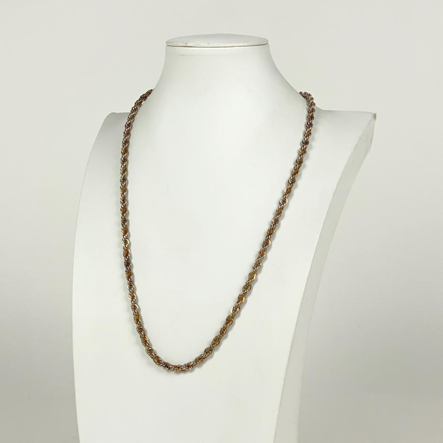 TIFFANY&Co. ティファニー ツイスト チェーン ネックレス コンビ