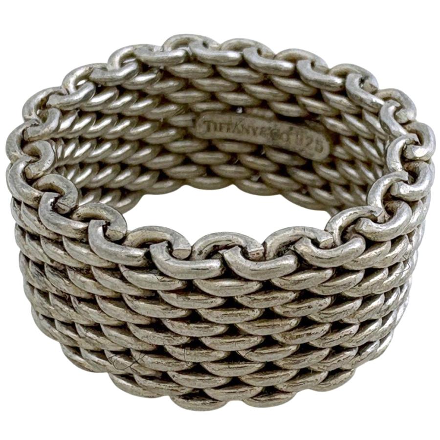 TIFFANY&Co.（ティファニー） サマセット メッシュ リング 指輪 リング