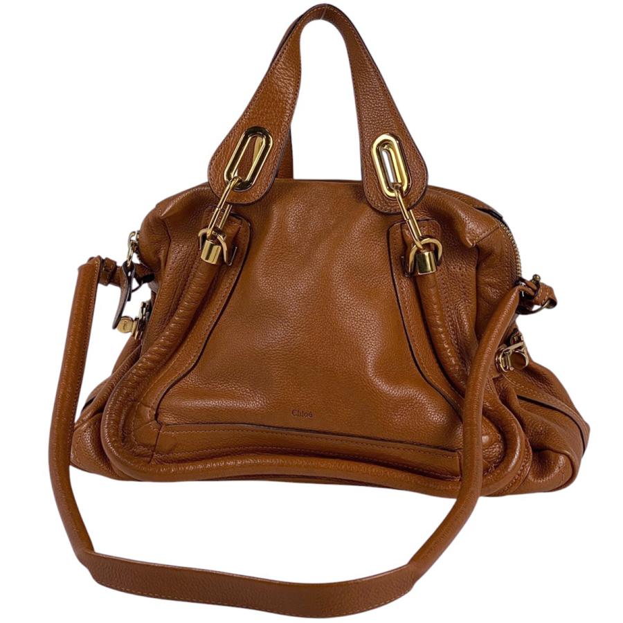 クロエ　Chloe ブラウン パラティ Chloe（クロエ） パラティ ショルダーバッグ カーフ ブラウン