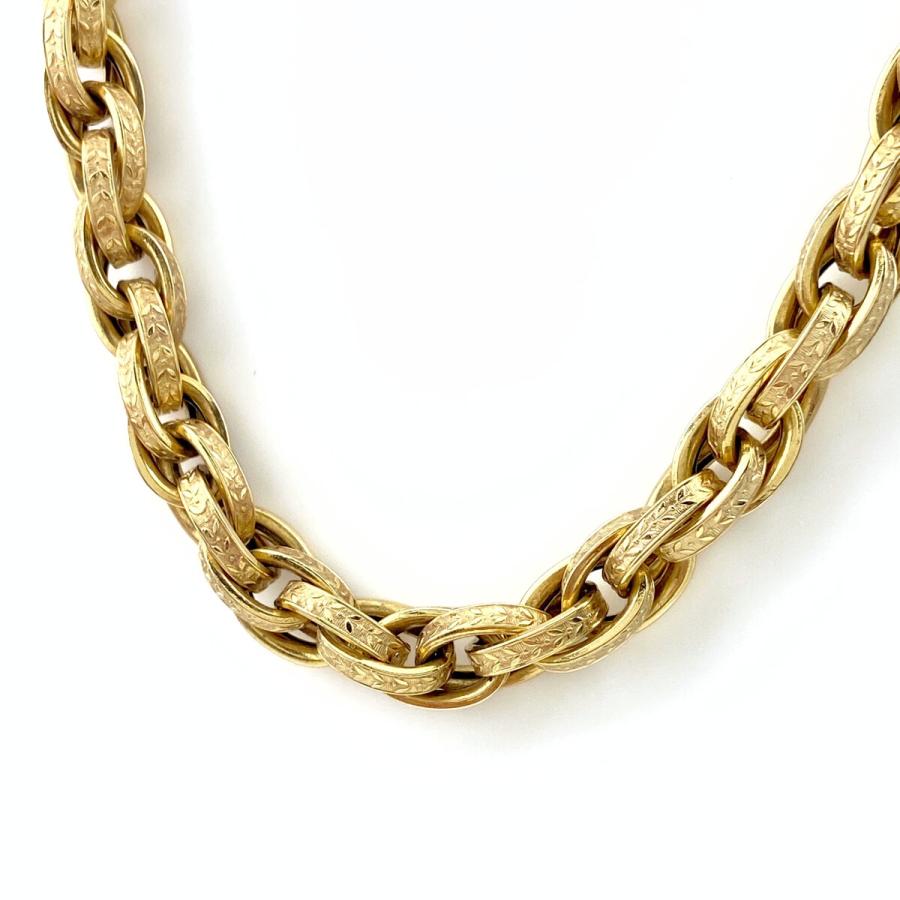 UNOAERRE（ウノアエレ） デザインネックレス YG イエローゴールド