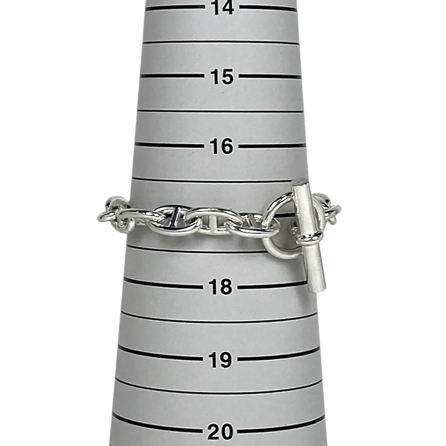 シルバー シェーヌダンクルブレスレット MM16 HERMES エルメス シェーヌダンクル MM 16コマ ブレスレット