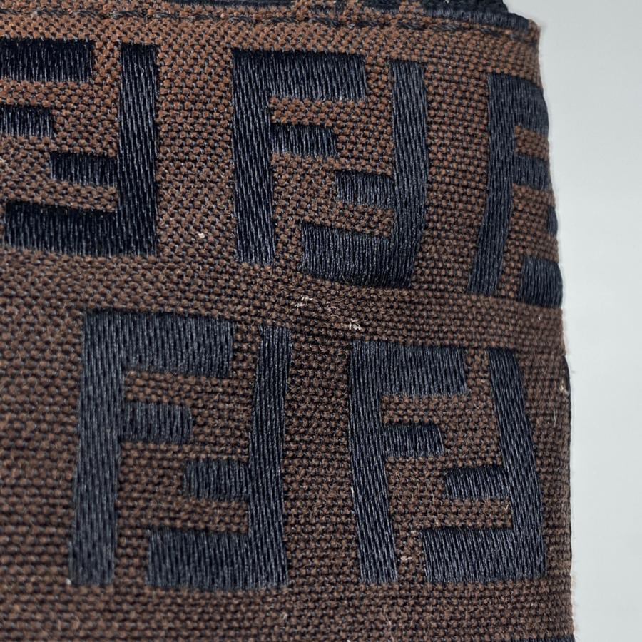 フェンディ ズッキーノ キャンバス バニティ ポーチ FENDI フェンディ ズッキーノ柄 ポーチ メイク コスメ 小物入れ