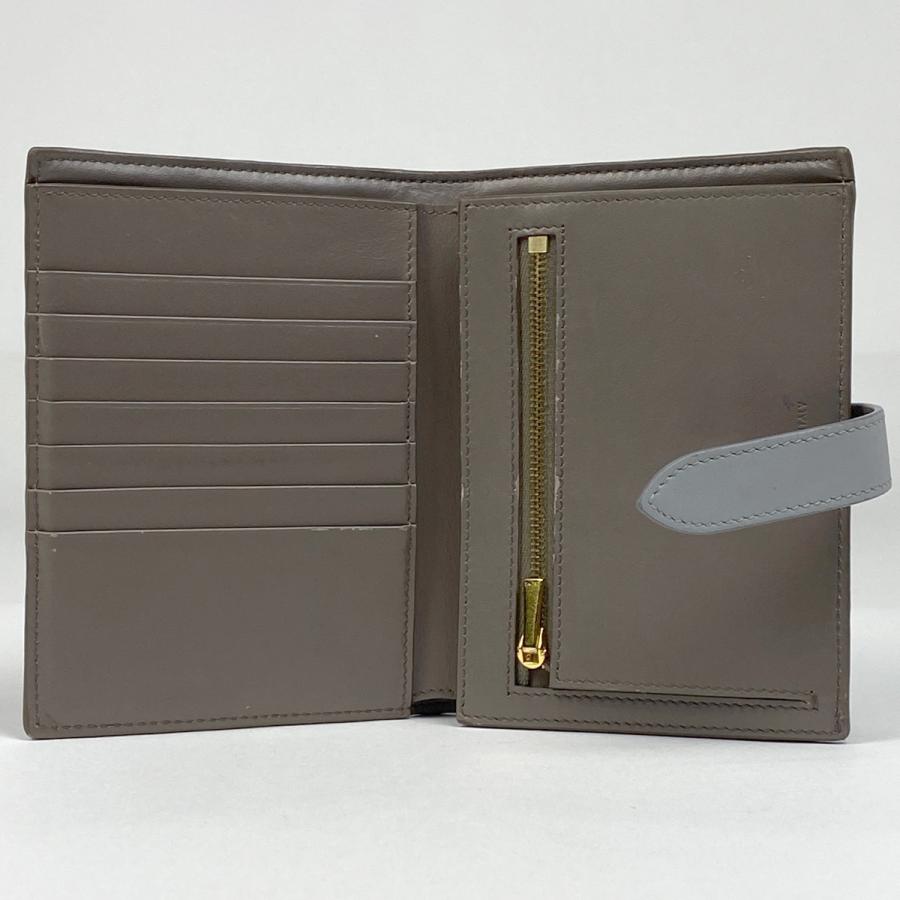 CELINE セリーヌ ミディアム ストラップ ウォレット バイカラー