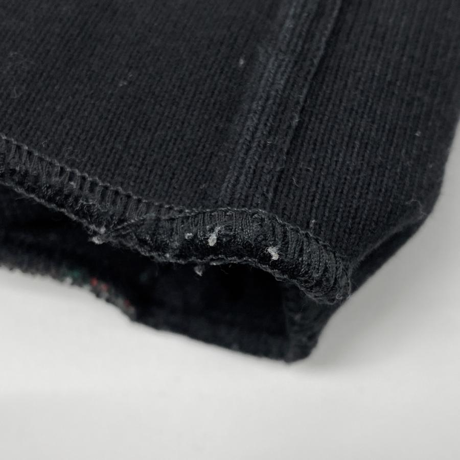 GUCCI 黒 長袖 ポロシャツ　サイズS GUCCI グッチ ロゴ 長袖 カットソー ポロシャツ シェリーライン