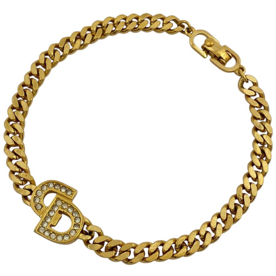 Christian Dior（クリスチャン・ディオール） ロゴ ラインストーン