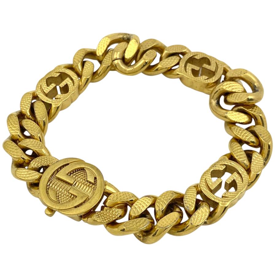 GUCCI（グッチ） インターロッキング ブレスレット 腕輪 メンズ