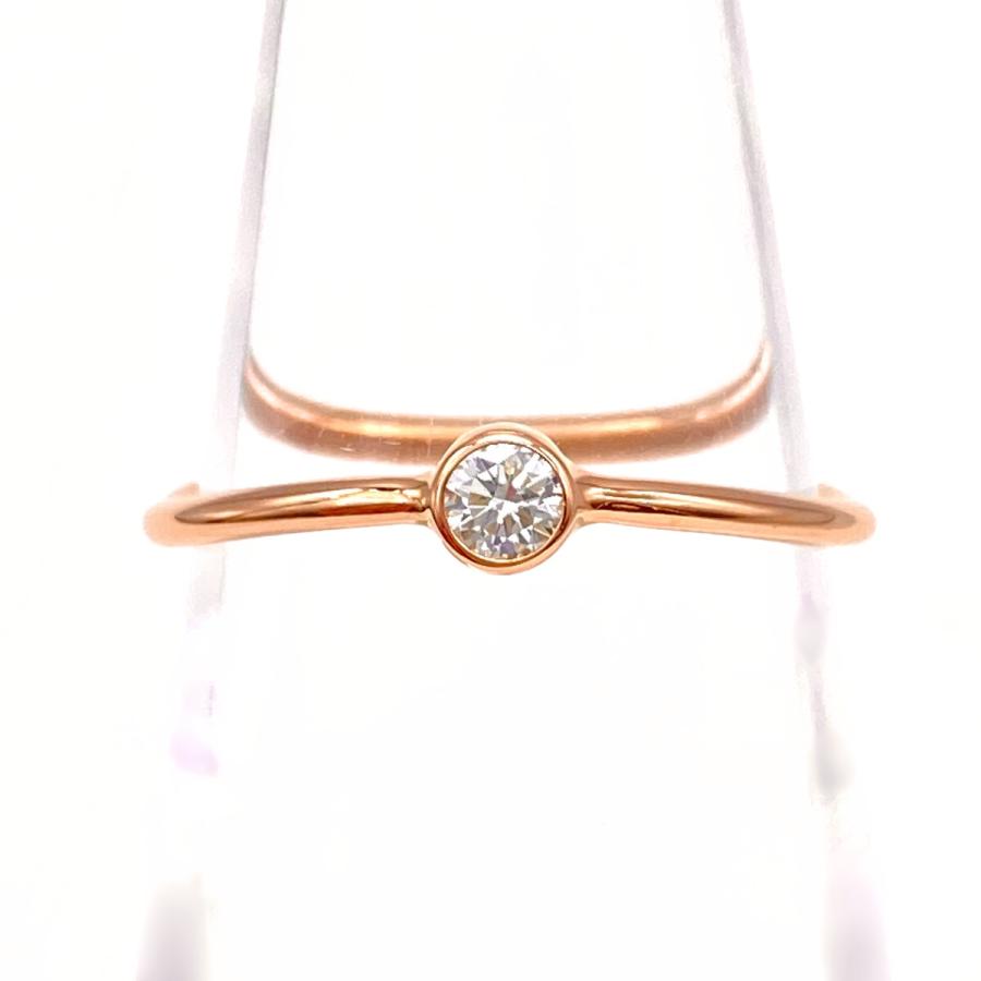 TIFFANY&Co. ティファニー ウェーブシングルロウ リング PG