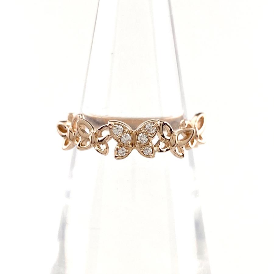 ポンテヴェキオ Ponte Vecchio バタフライモチーフ デザインリング PG