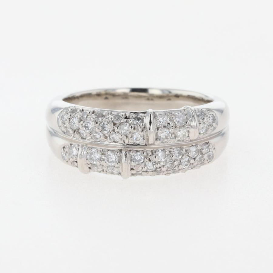 メレダイヤ デザインリング プラチナ 指輪 リング 11.5号 Pt900  