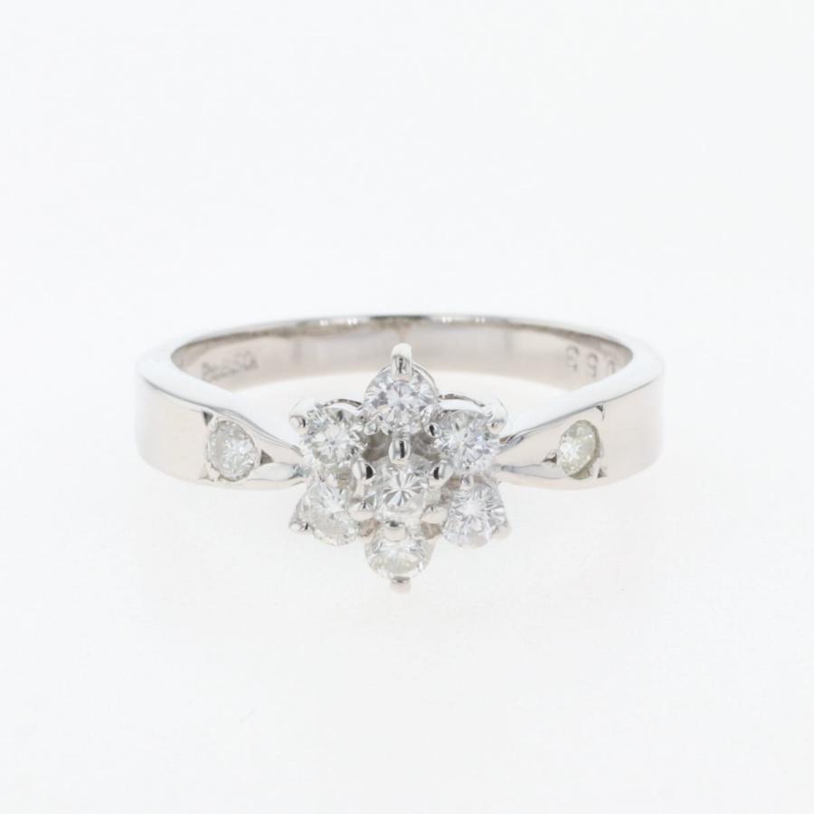 メレダイヤ デザインリング プラチナ 指輪 リング 11.5号 Pt850  