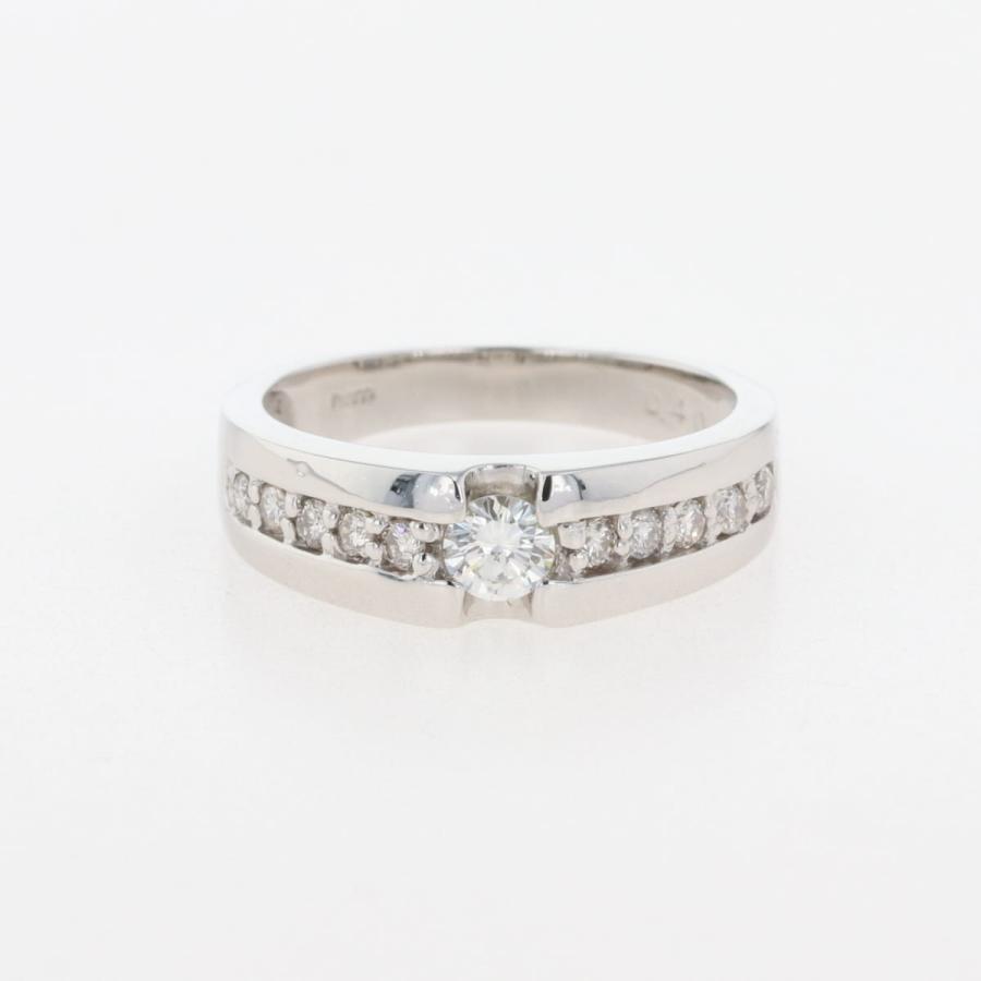 メレダイヤ デザインリング プラチナ 指輪 リング 9.5号 Pt900  