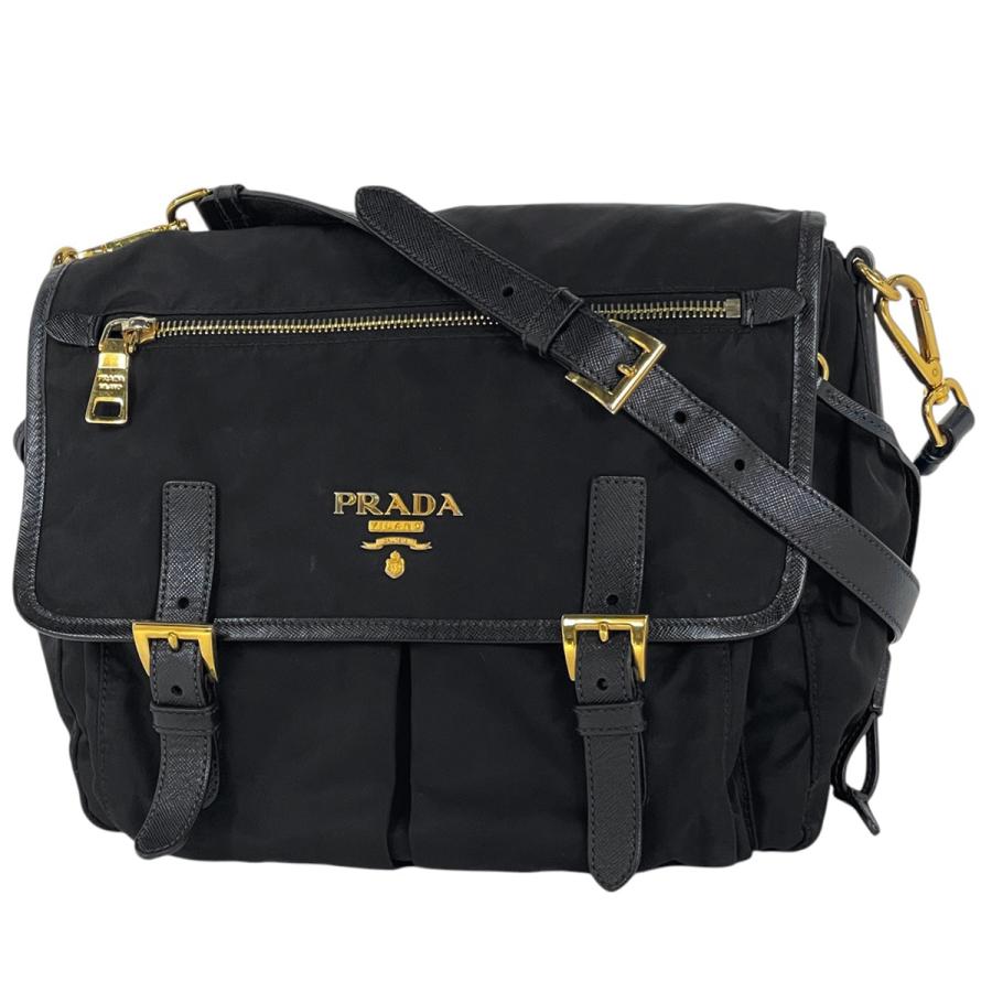 PRADA（プラダ） ロゴ ショルダーバッグ 斜め掛け ショルダーバッグ