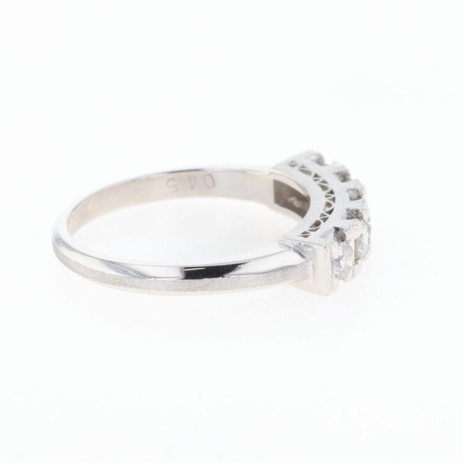 中古品 プラチナ900 ダイヤ リング 12号 リング 指輪 12号 Pt900プラチナ ダイヤモンド レディース 中古