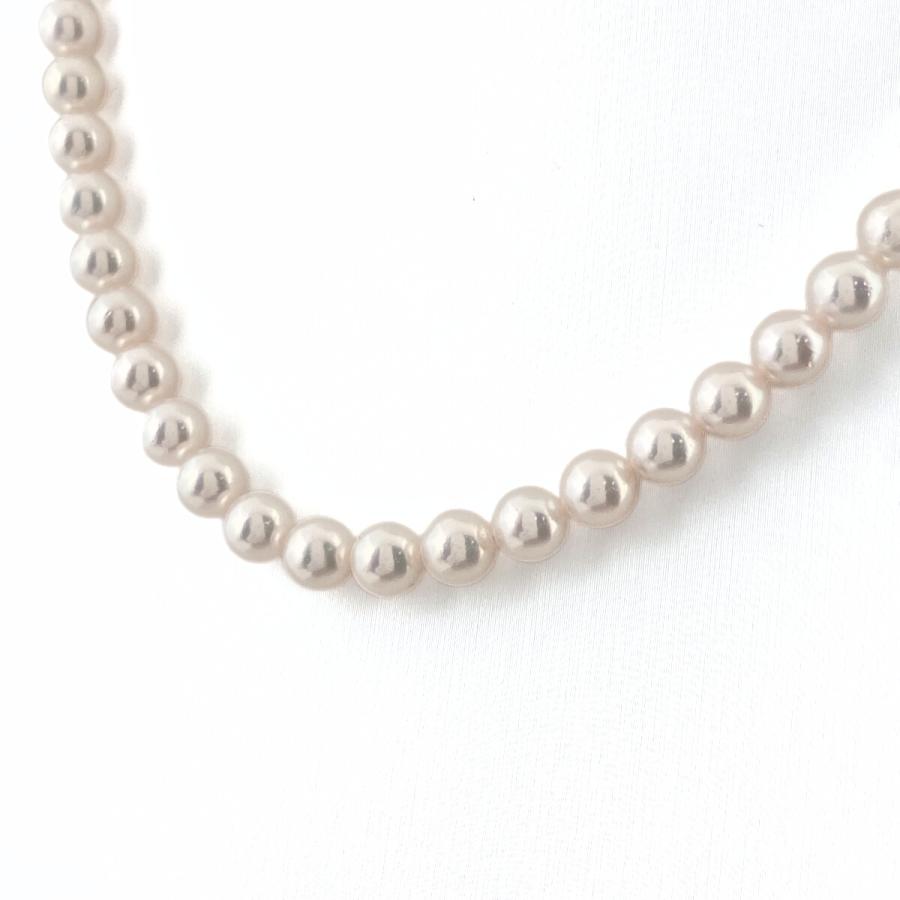 MIKIMOTO ミキモト パール デザインネックレス SILVER シルバー 真珠 