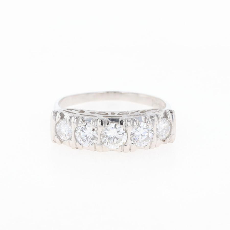 メレダイヤ デザインリング プラチナ 指輪 リング 11.5号 Pt850  