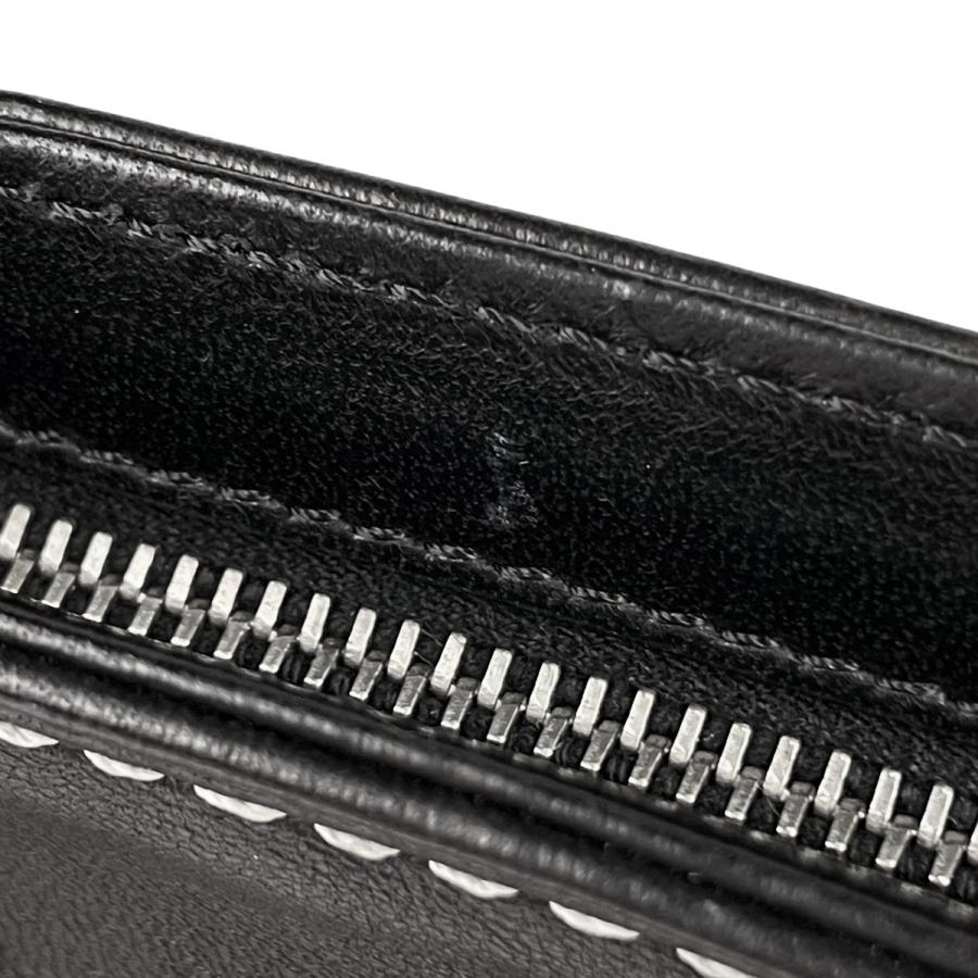 シャネル CHANEL ロゴ チェーン ハンドバッグ ショルダーバッグ ハンドバッグ レザー ブラック A24779 レディース 中古 在庫一掃の画像
