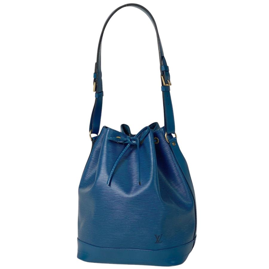 美品 LOUIS VUITTON ルイ ヴィトン ショルダーバッグ ノエ M44005 トレドブルー ゴールド金具 エピレザー レディース 巾着型【本物保証】 LOUIS VUITTON（ルイ・ヴィトン） ノエ 巾着型 ショルダーバッグ エピ
