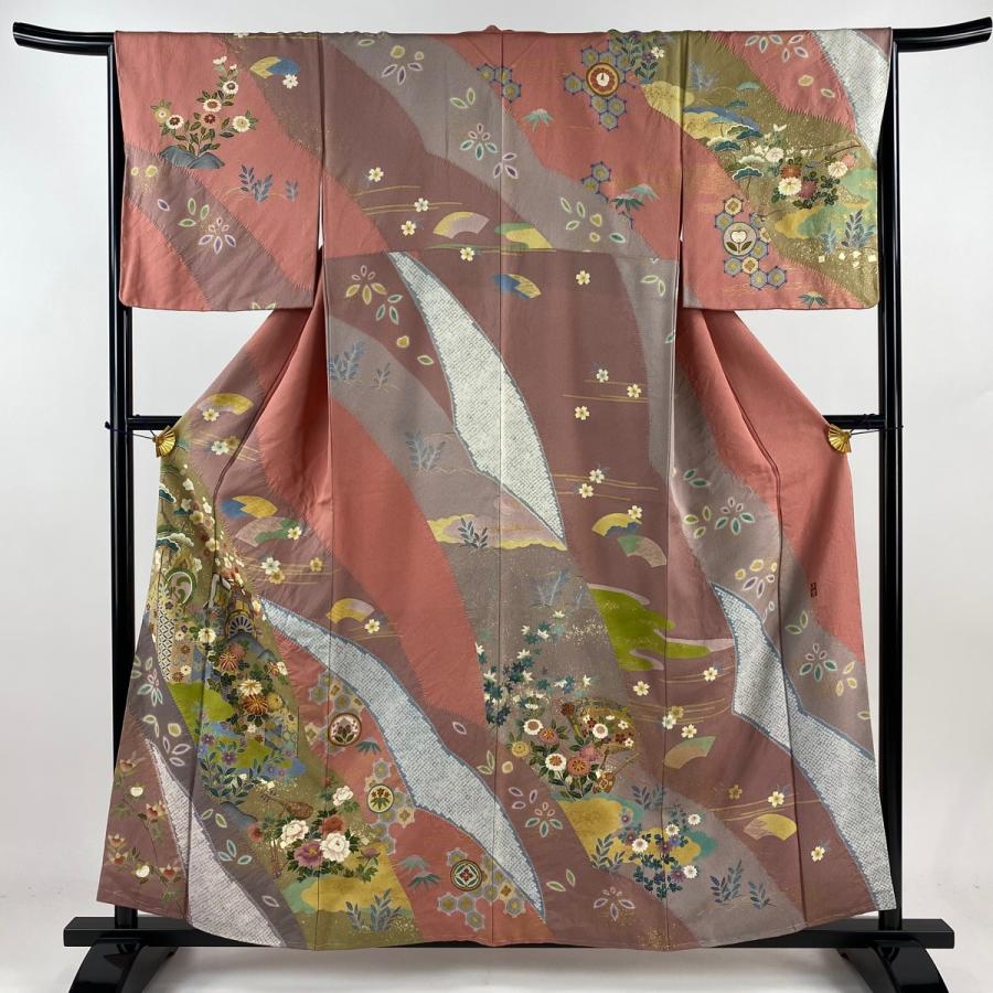 訪問着 身丈159cm 裄丈64cm 正絹 逸品 【中古】 訪問着 身丈159cm 裄丈64cm 正絹 逸品 【中古】の通販 by バイセル