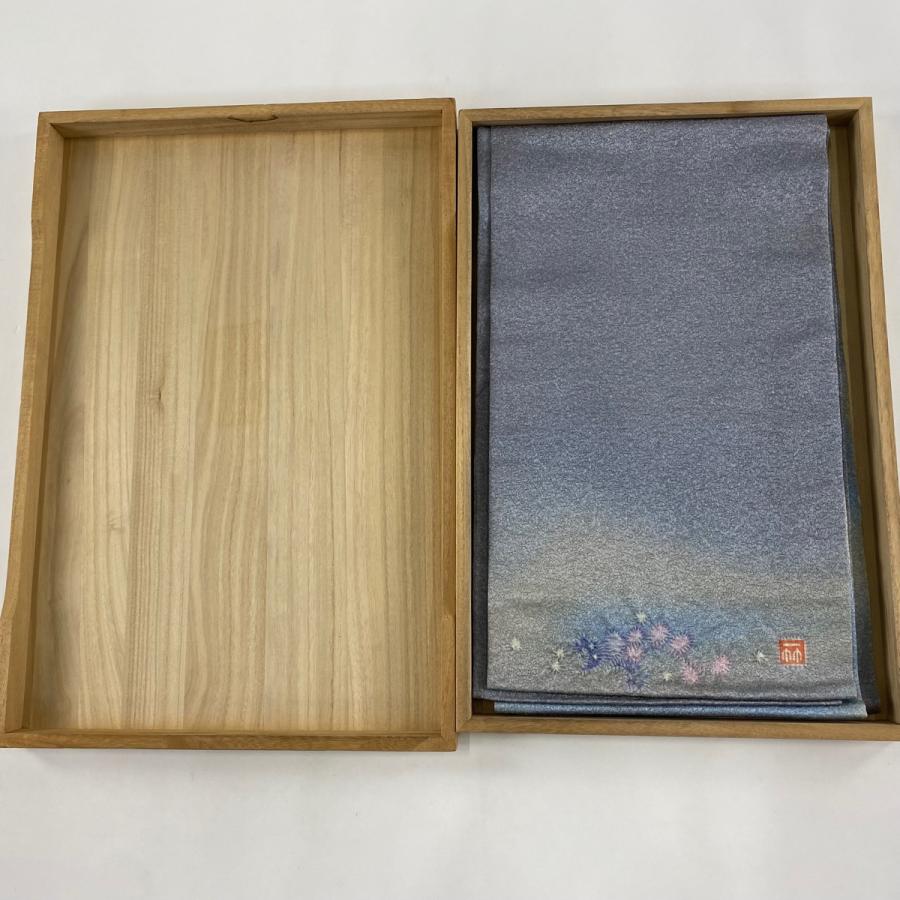 久保田一竹　一竹辻が花　袋帯　木箱付き 2dfb172c2c60afa650306621ce091a