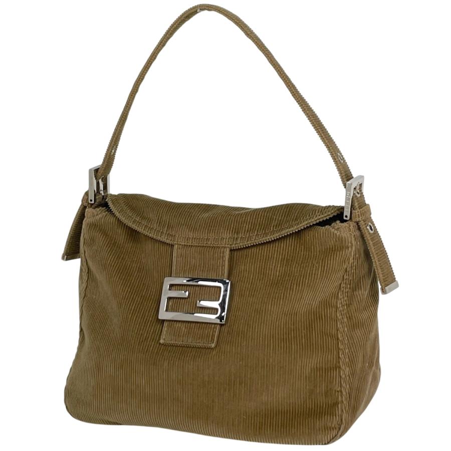 【月末セール！】FENDI ショルダーバッグ ブラウン/ベージュ Fendi Taupe Smooth Calfskin Leather/Snakeskin Sunshine Mini