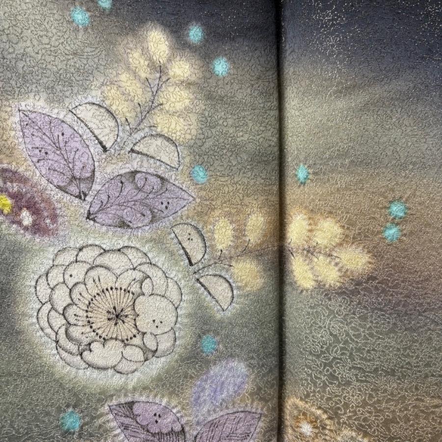 黒留袖【小倉建亮】辻が花 カチン染め 正絹 比翼付 袷着物 フォーマル 礼装 2025年最新】小倉淳史 辻が花の人気アイテム - メルカリ