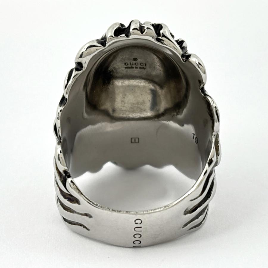 GUCCI・グッチ・ライオンヘッド・ピンバッジ・シルバー GUCCI・グッチ・ライオンヘッド・ピンバッジ・シルバー