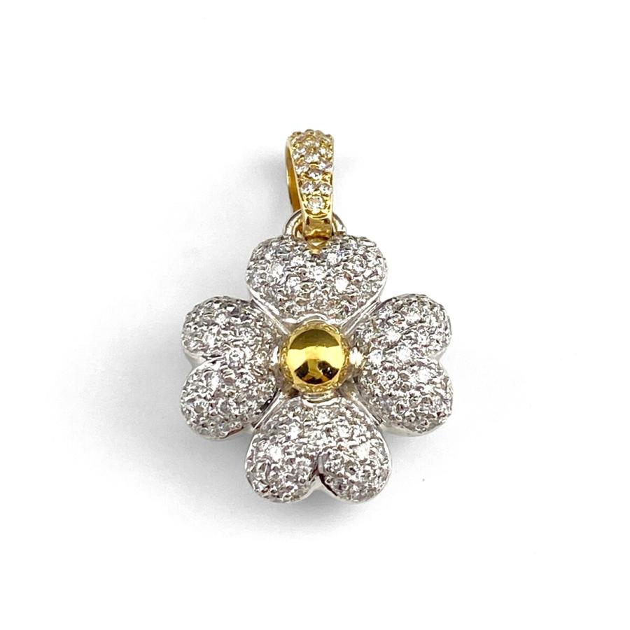 Ponte Vecchio（ポンテヴェキオ） フラワーモチーフ YG イエロー