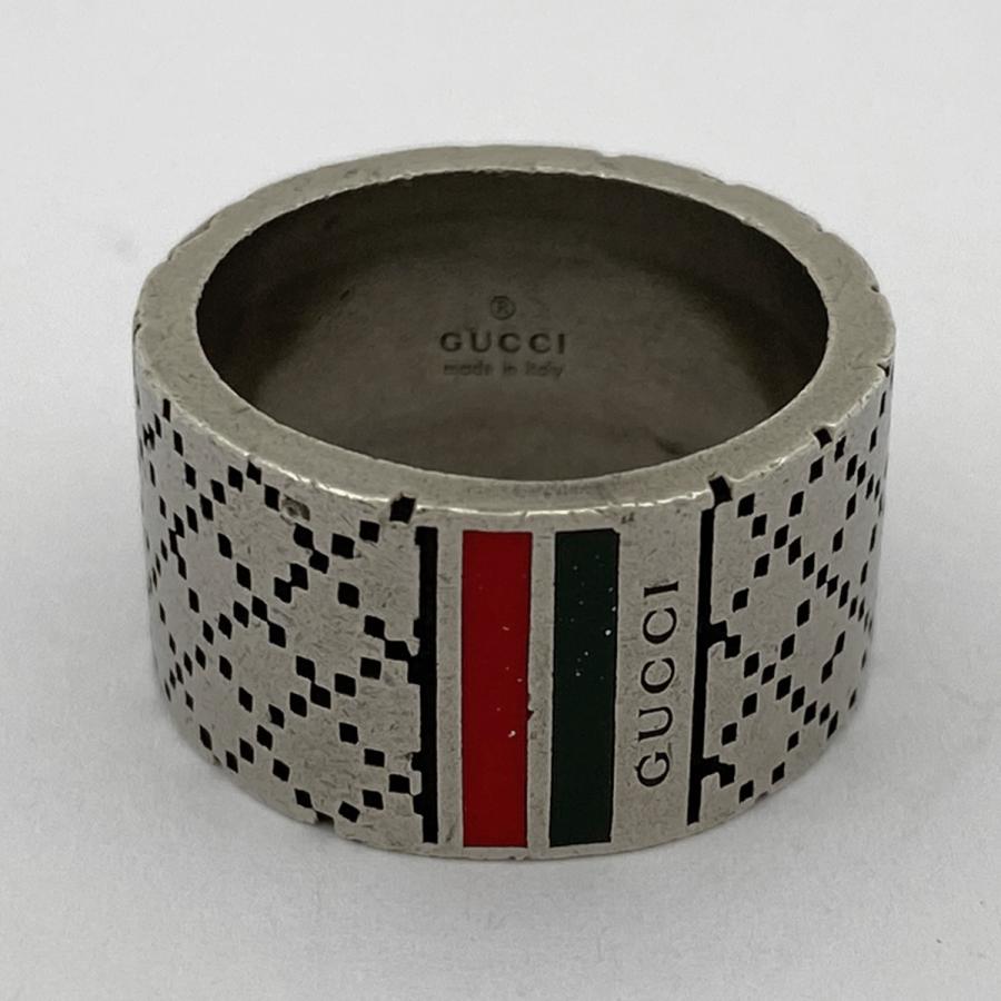 【新品仕上げ済み】グッチ　ディアマンテ リング シェリーライン 磨き済】GUCCI グッチ ディアマンテ リング シェリーライン 指輪