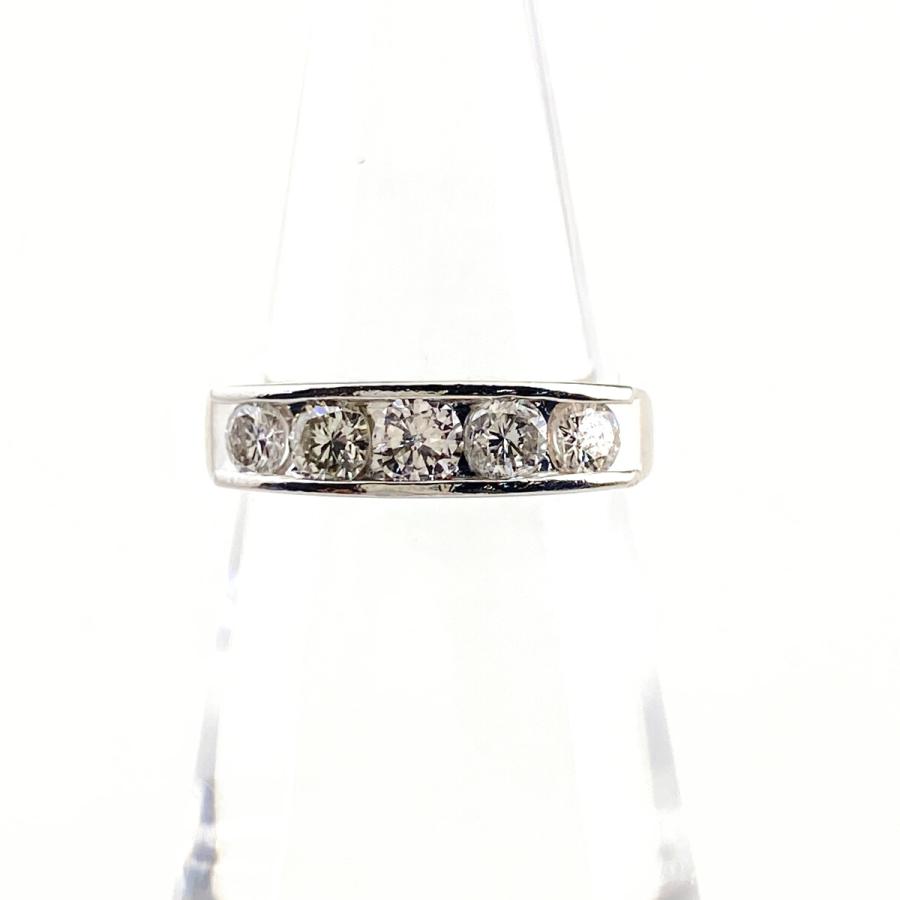 メレダイヤ デザインリング プラチナ 指輪 リング 10.5号 Pt900  