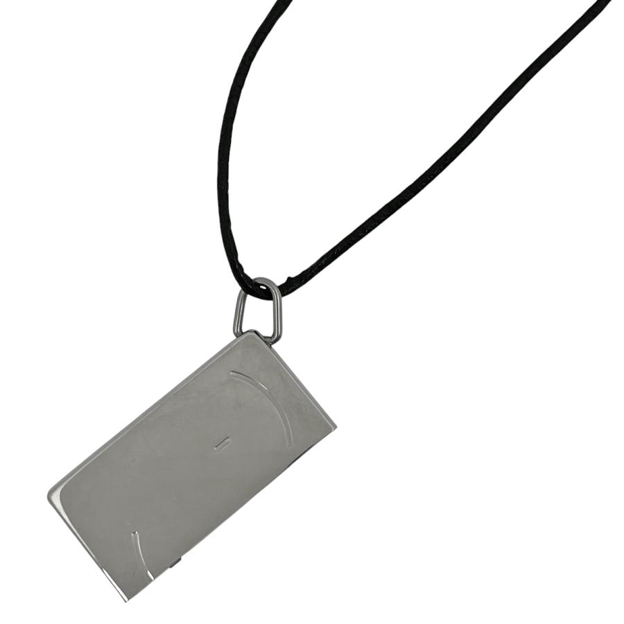 HERMES エルメス マイヨンチョーカー ネックレス ブラック シルバー HERMES エルメス マイヨンチョーカー ネックレス ブラック シルバー