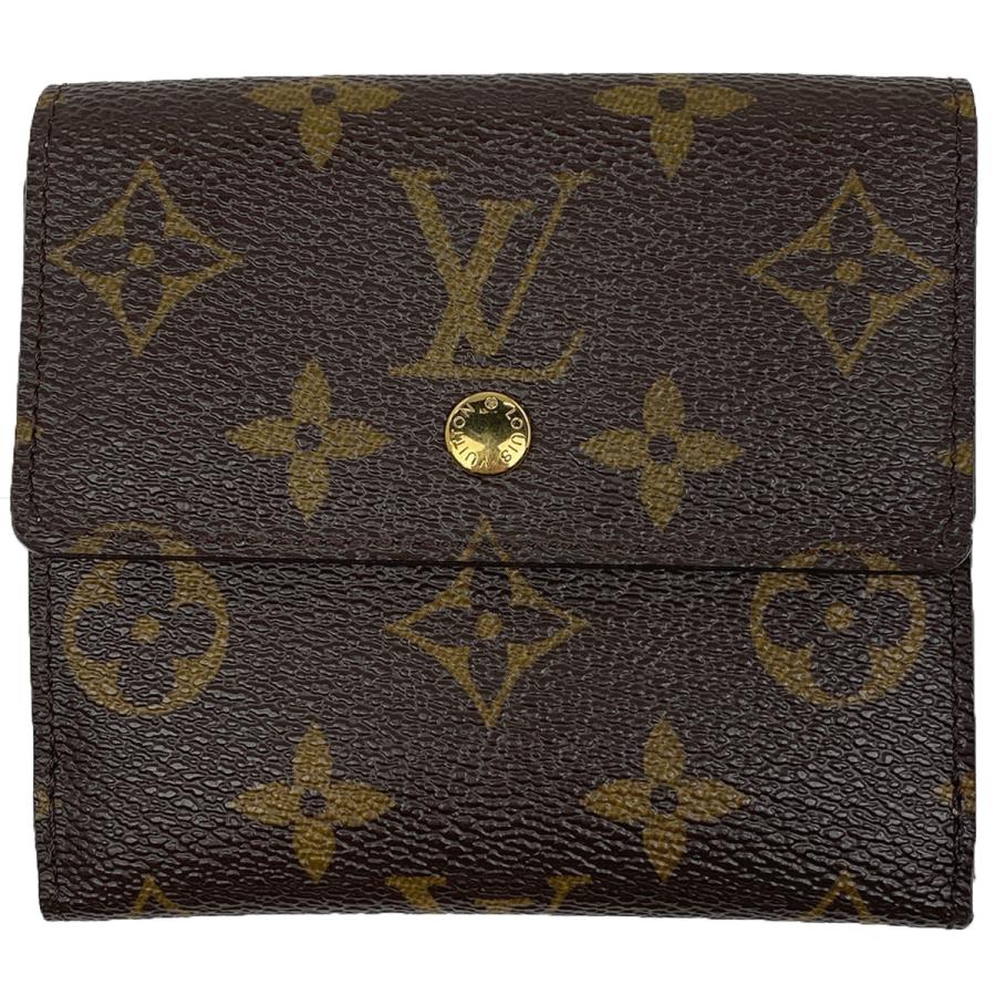 ルイヴィトン 二つ折り財布 エピ ポルトフォイユ Wホック／ブラックG