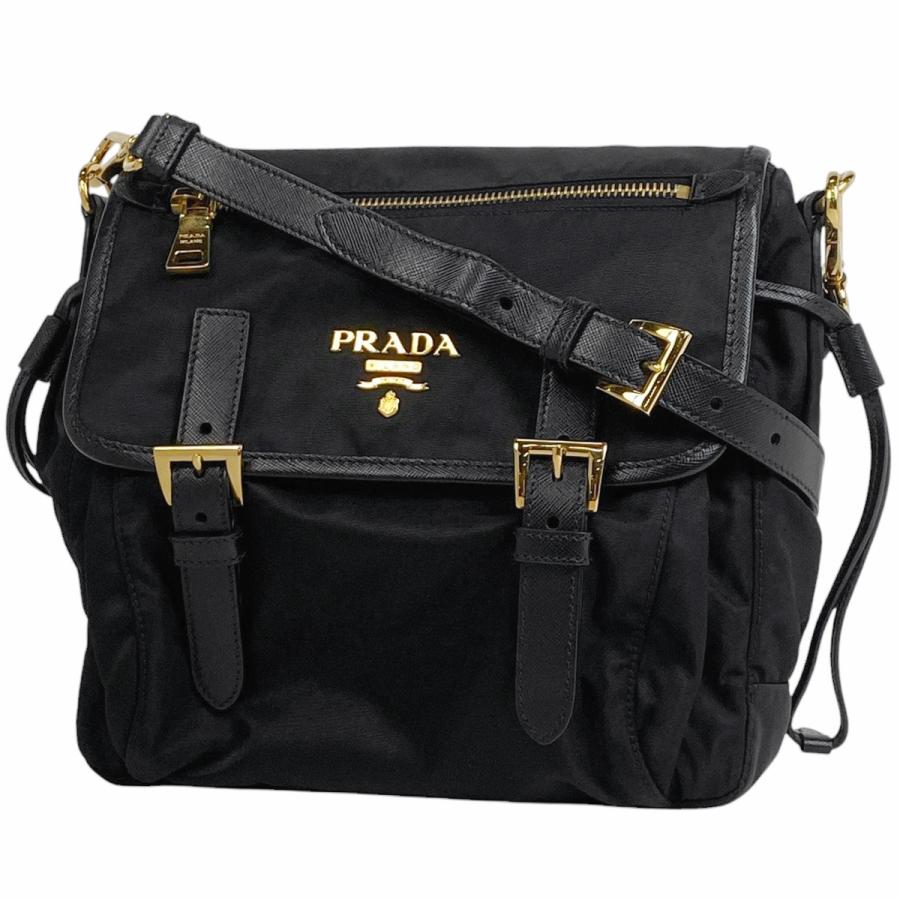 PRADA プラダ ロゴ ショルダーバッグ クロスボディバッグ テスート 