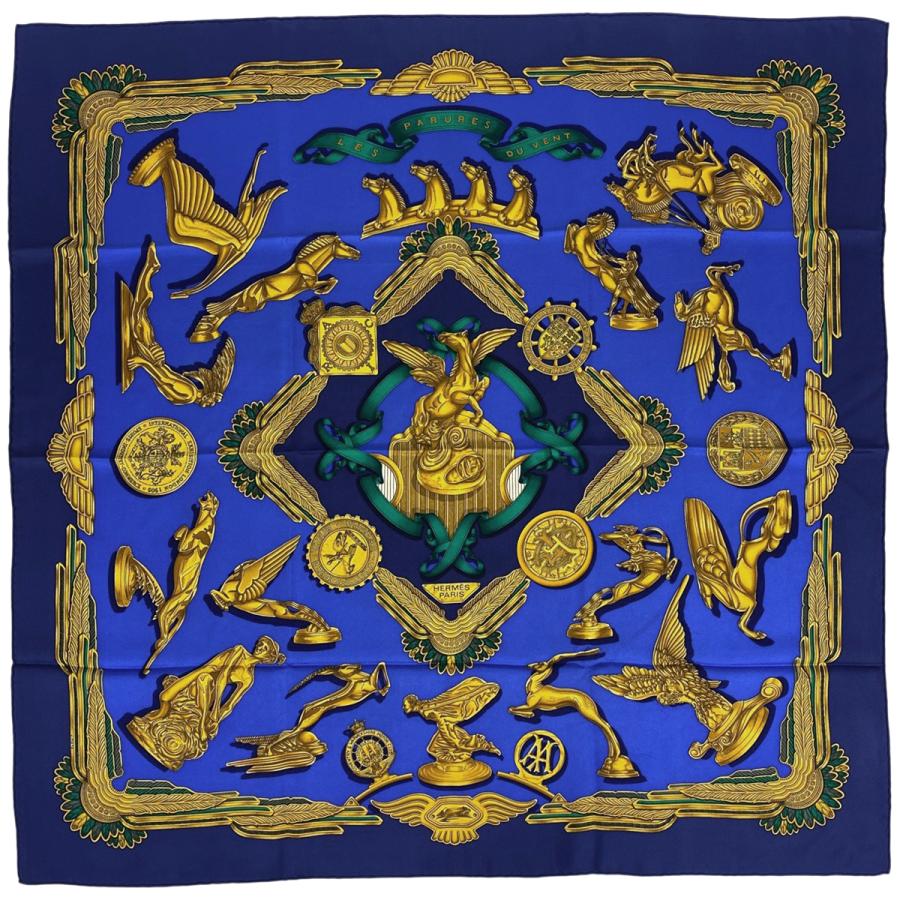 HERMES（エルメス） カレ 90 LES PARURES DU VENT 風の装い スカーフ