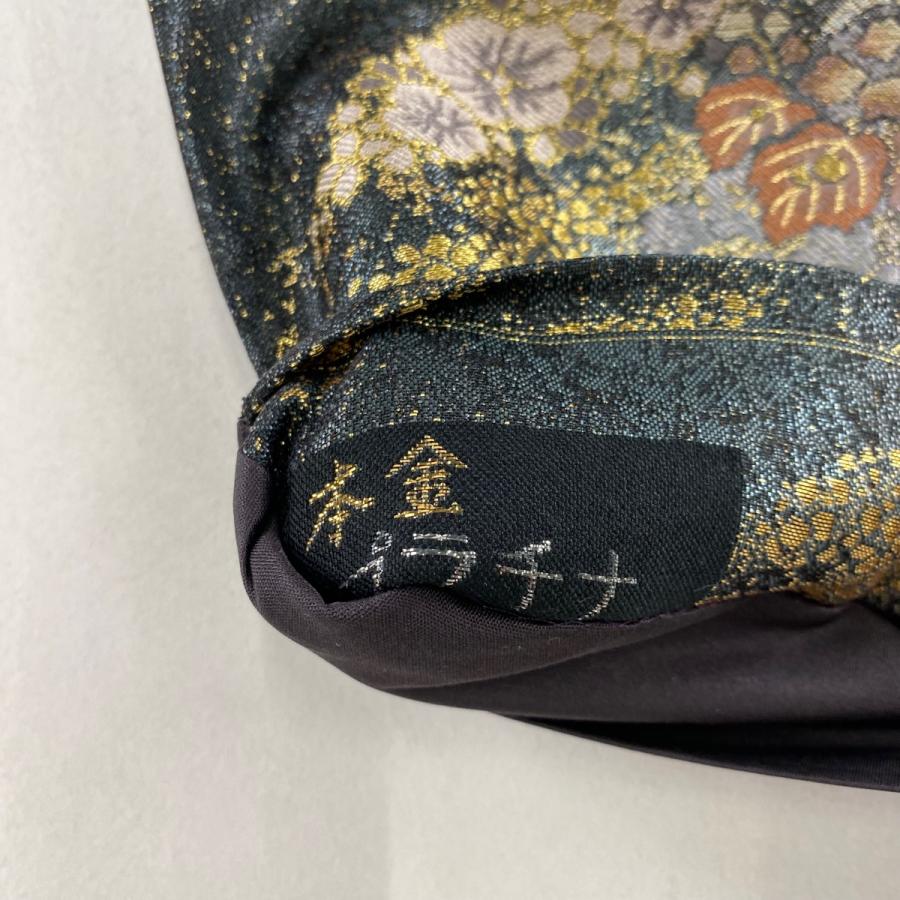 鳥獣戯画 誉田屋源兵衛特選工芸袋帯螺鈿箔 上代49万 重厚な箔使いと織 鳥獣戯画 誉田屋源兵衛特選工芸袋帯螺鈿箔 上代49万 重厚な箔