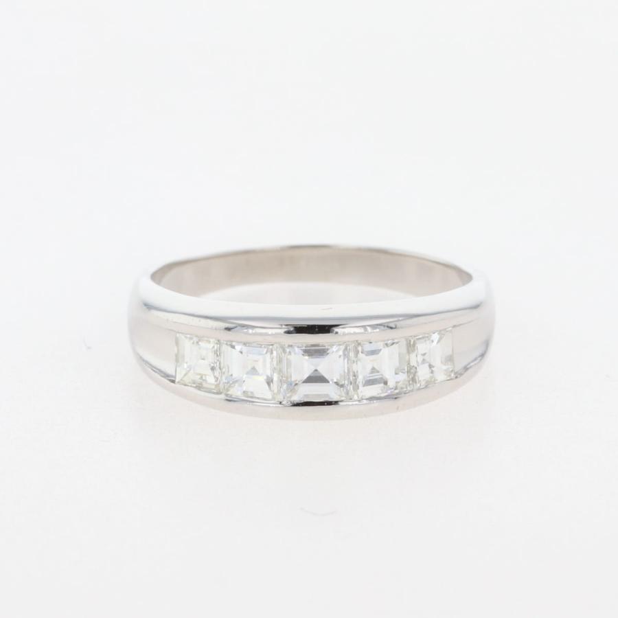 メレダイヤ デザインリング プラチナ 指輪 リング 10.5号 Pt900  