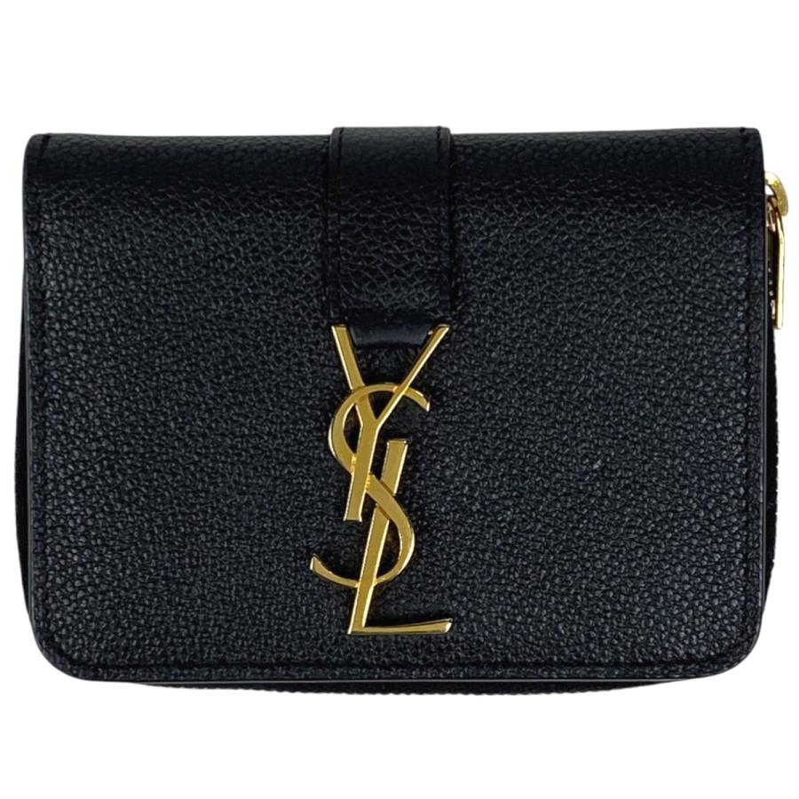 イヴサンローラン YSL 二つ折り 財布 ラウンドジップ ロゴ 白 アイボリー 楽天市場】【国内正規品/ラッピング済】 SAINT LAURENT サン