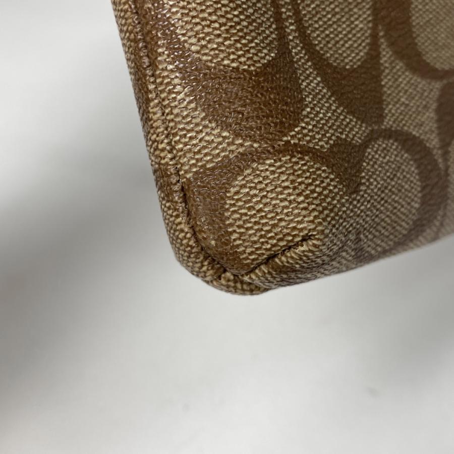 COACH/ショルダーバッグ/シグネチャー/F58316/J18**/Aランク/63【中古】 COACH（コーチ） シグネチャー ショルダーバッグ ロゴ 斜め掛け