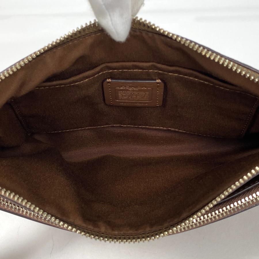 コーチ　ワンショルダーバッグ　シグネチャー　ロゴ型押し　ブラウン　キャンバス COACH（コーチ） シグネチャー ショルダーバッグ ロゴ 斜め掛け