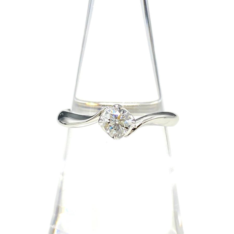 ヨンドシー 4℃ ダイヤモンド デザインリング プラチナ 指輪 リング 10  