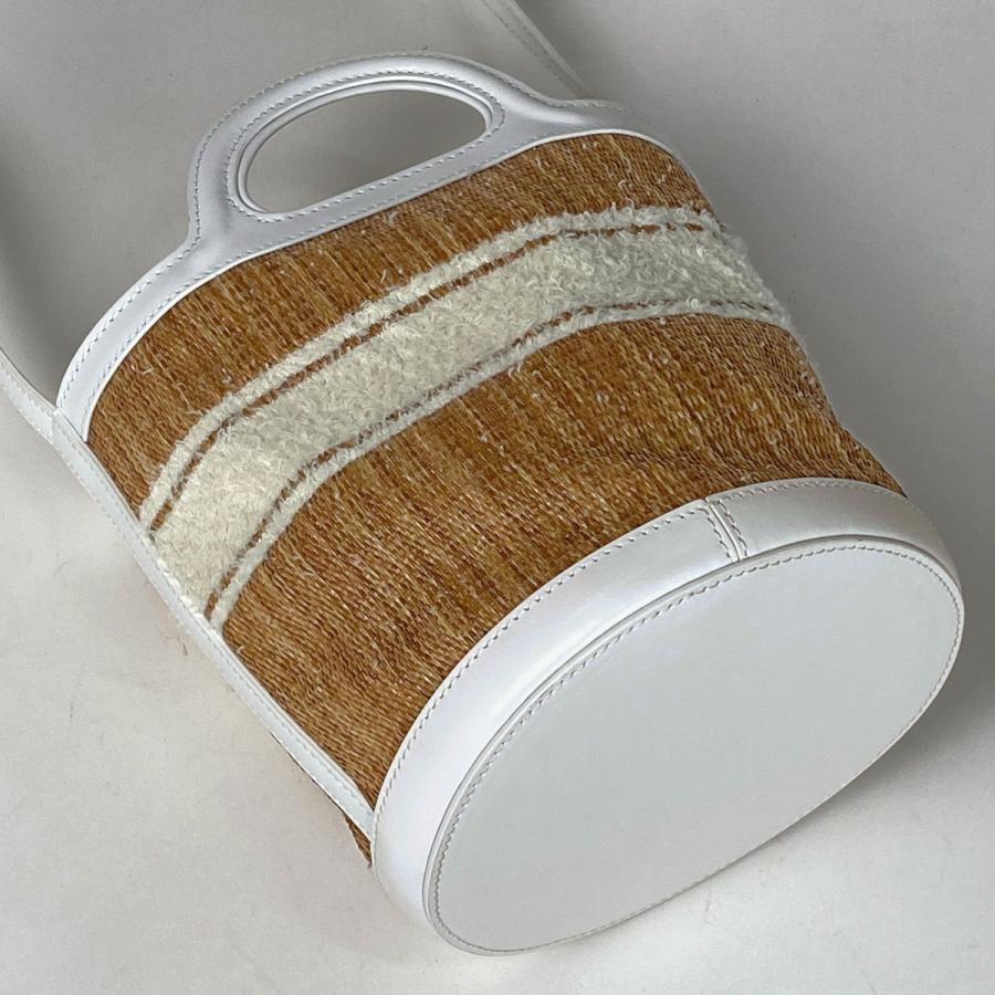 MARNI マルニ ロゴ ショルダーバッグ ハンドバッグ ラフィア