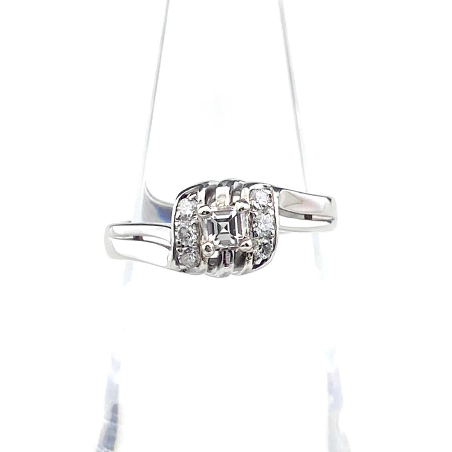 POLA ポーラ メレダイヤ デザインリング プラチナ 指輪 リング 8.5号