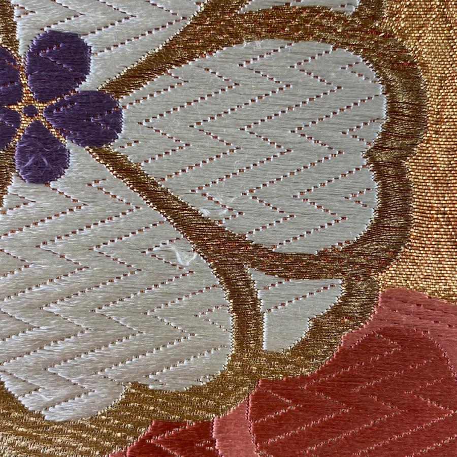 帯3280 ●高級 交織 六通 袋帯 専用帯689 ○高級 正絹 名物裂 六通 袋帯 1302］袋帯 桐鳳凰文様