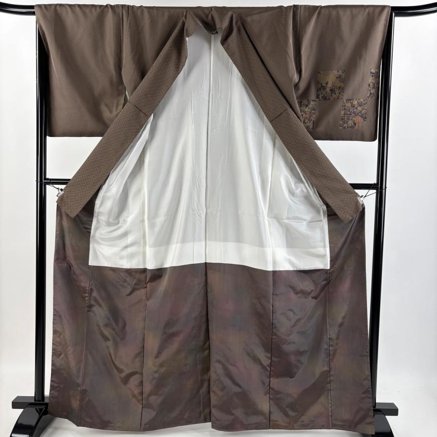 平和屋着物＊夏物 訪問着 絽 草葉文 正絹 逸品 AABE7465jd 【公式通販】