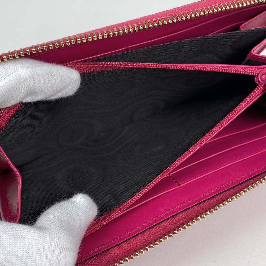 美品✨GUCCI 長財布　ラウンドファスナー　ディアマンテ　ピンク　オールレザー GUCCI グッチ ディアマンテ ラウンドファスナー 長財布 ラウンド