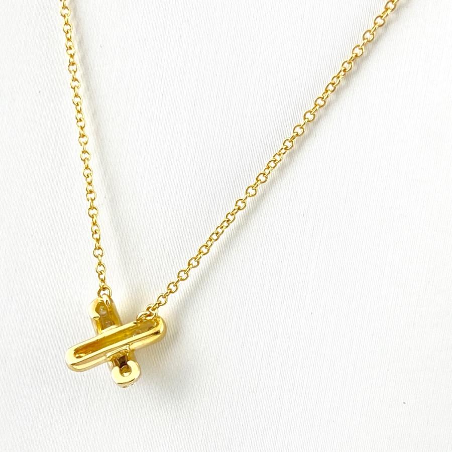 Tiffany & Co. ティファニー クロスステッチ ネックレス YG TIFFANY&Co. ティファニー クロスステッチ ネックレス YG