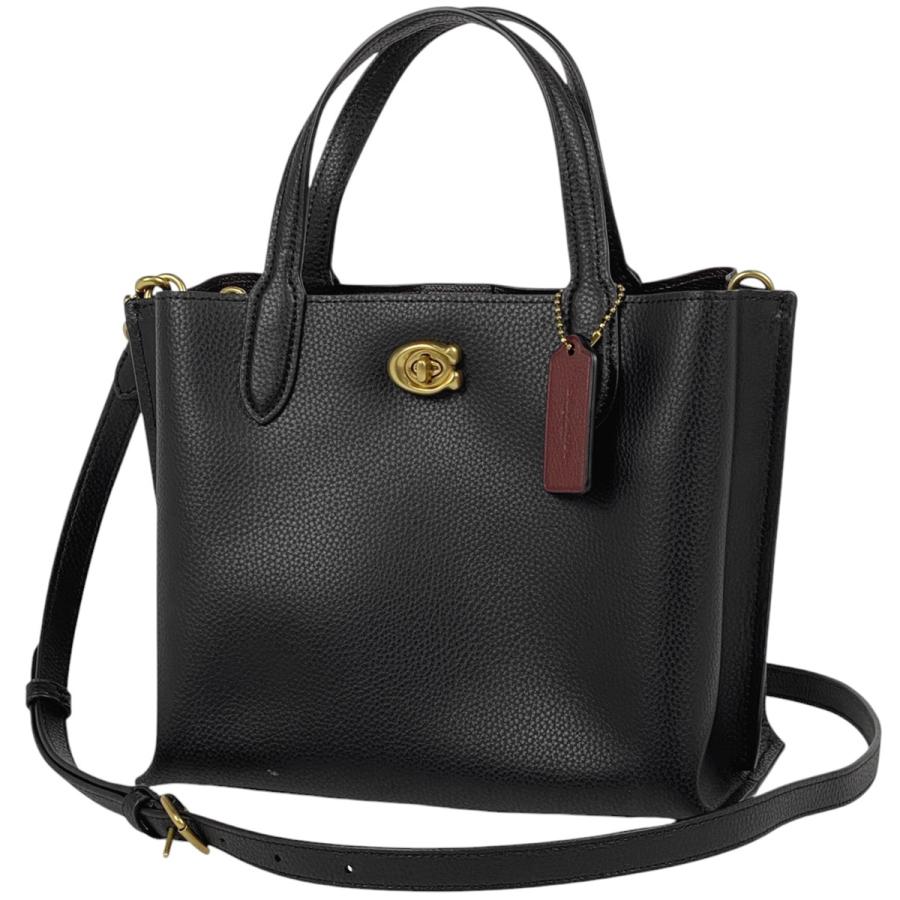 COACH コーチ ウィロウトート ハンドバッグ ショルダーバッグ ブラック COACH（コーチ） ウィロウ トートバッグ 24 2WAY ショルダーバッグ