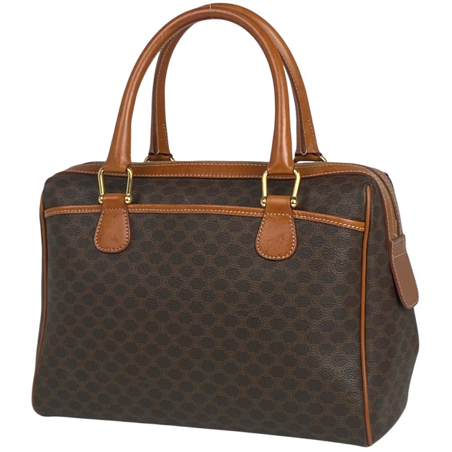 CELINE（セリーヌ） マカダム柄 ハンドバッグ ミニ ボストンバッグ